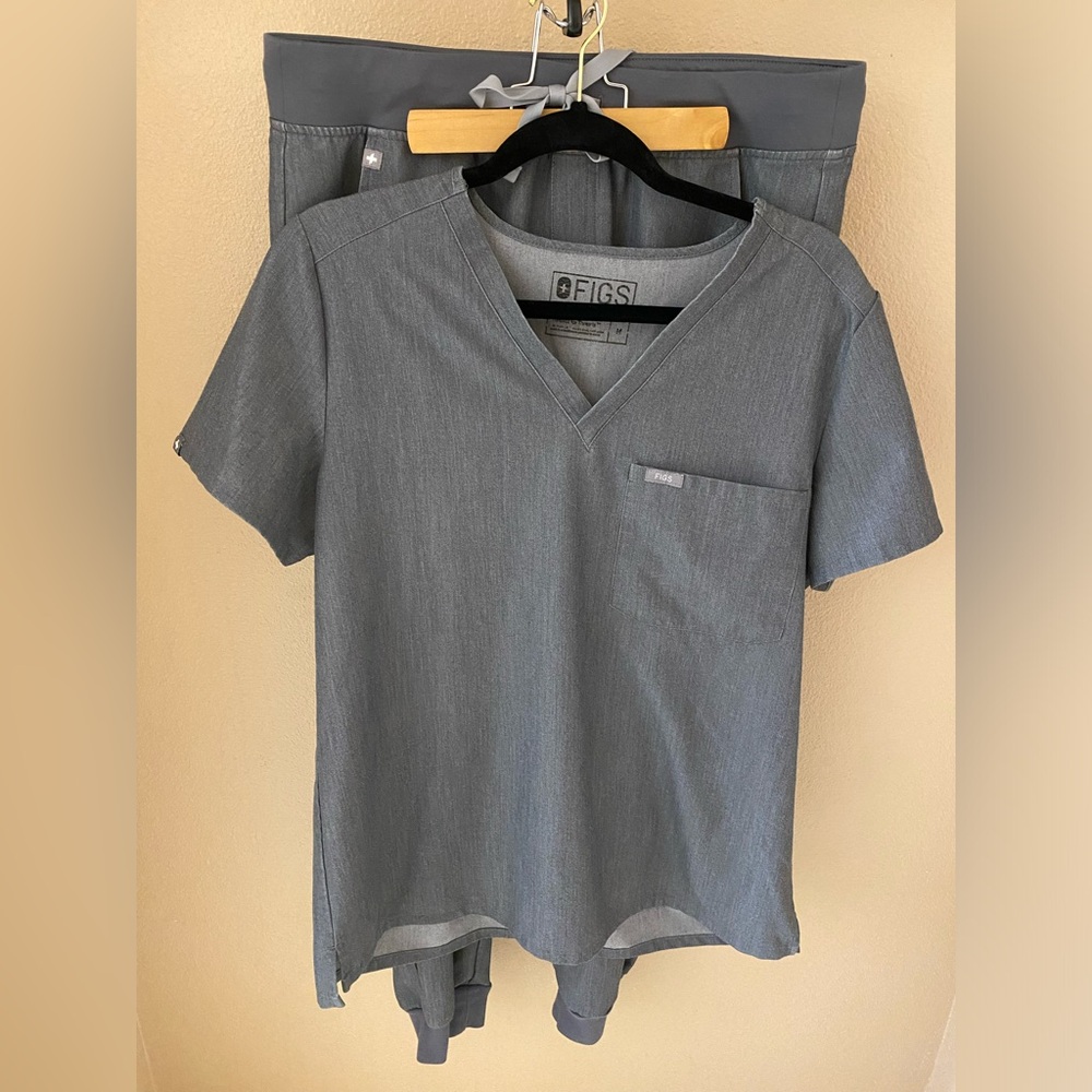 Figs womens graphite set Size M